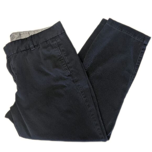 J. Crew blue/gray Scout Capri pants, 100% cotton, size 10 - Picture 1 of 8